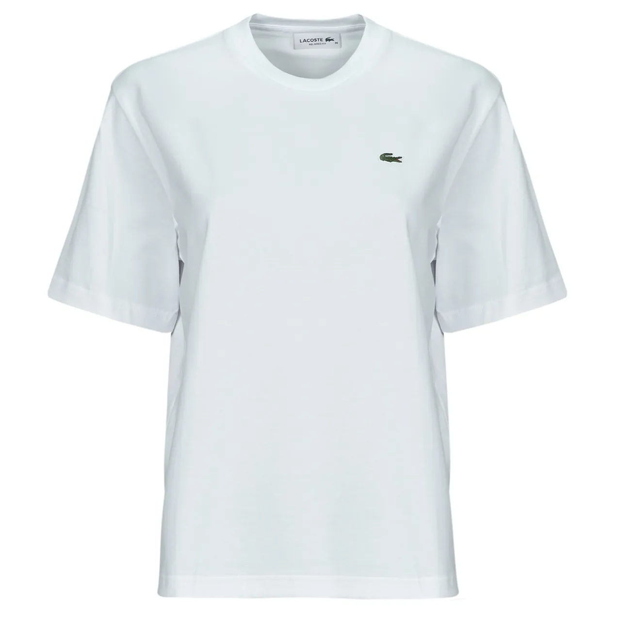Lacoste  TF7215  women's T shirt in White