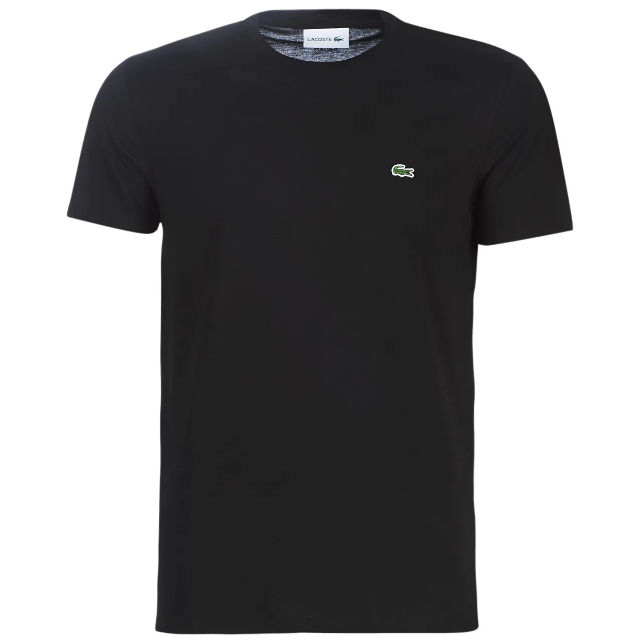 Lacoste  TH6709  men's T shirt in Black