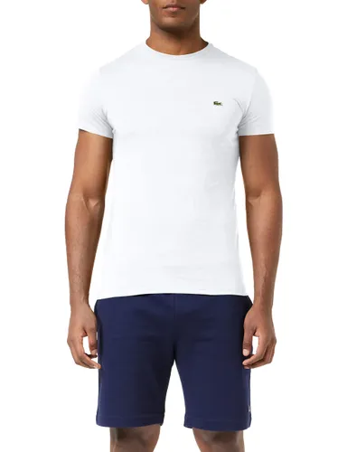 Lacoste TH6709, Men's T-Shirt, White (White), X-Small