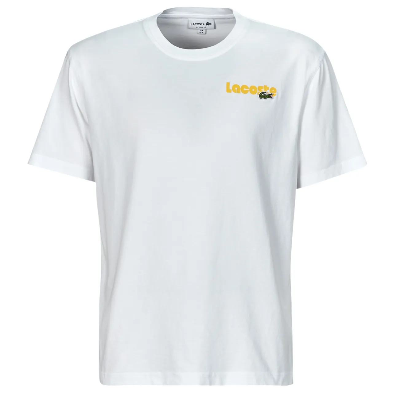 Lacoste  TH7544  men's T shirt in White