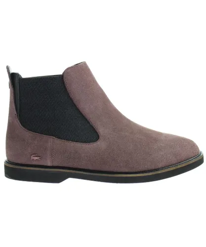 Lacoste Thionna SRW Womens Burgundy Boots Leather (archived)