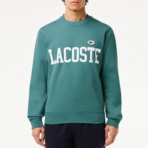 Lacoste Varsity Logo-Print Cotton-Jersey Sweatshirt