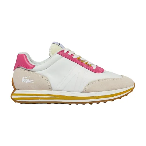 Lacoste , Vintage-inspired Sneakers with Modern Details ,White female, Sizes: