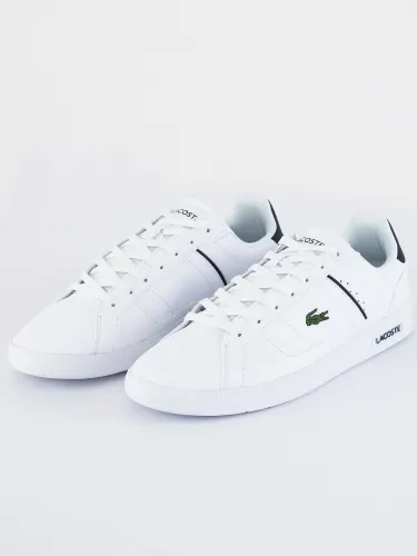 Lacoste White / Navy Pro Leather Trainers