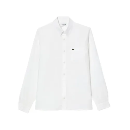 Lacoste , White Shirts for Men ,White male, Sizes: