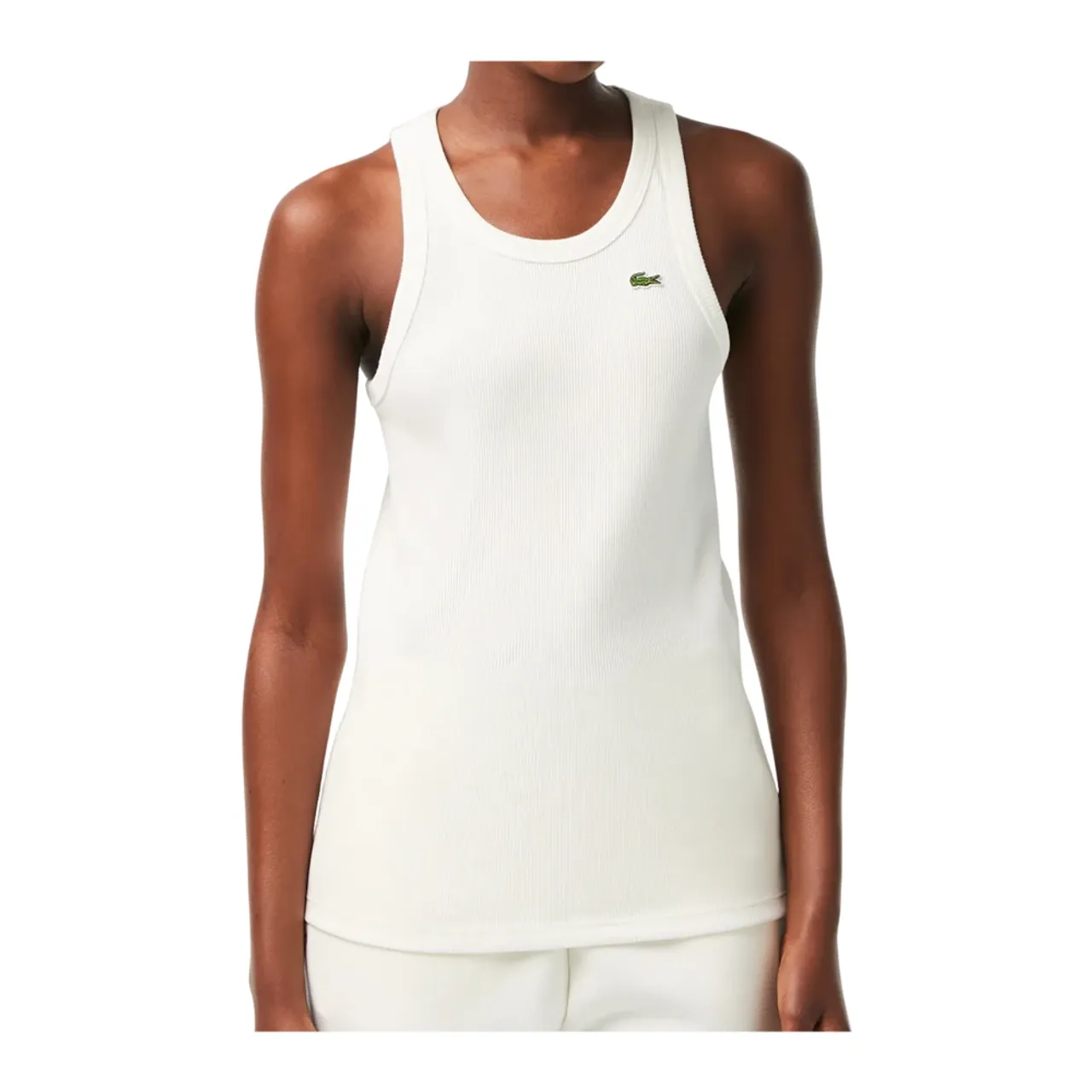Lacoste , White T-shirts and Polos ,White female, Sizes: