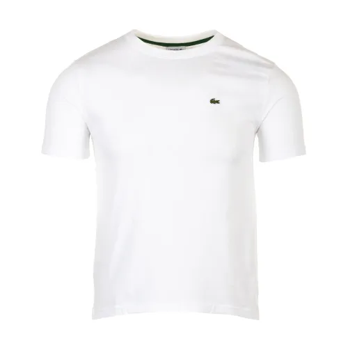 Lacoste , White T-shirts and Polos ,White male, Sizes:
