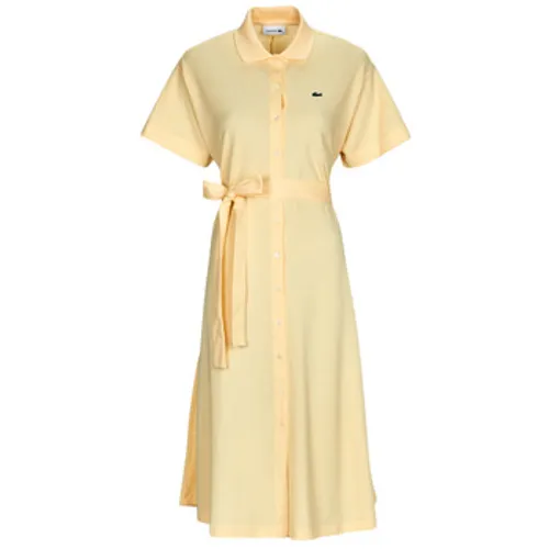 Lacoste  -  women's Dress in Yellow