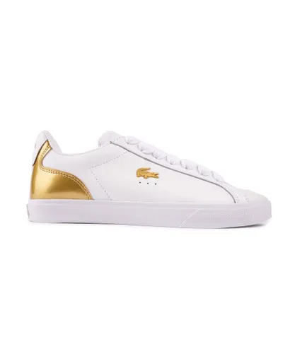 Lacoste Womens Lerond Pro Trainers - White Leather