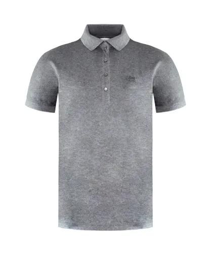 Lacoste Womens Relaxed Fit Mens Grey Polo Shirt Cotton