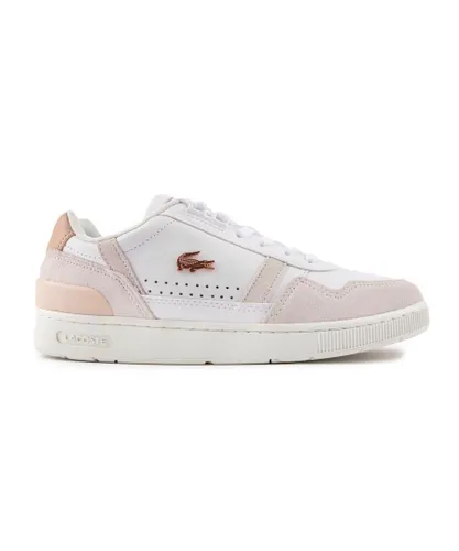 Lacoste Womens T-clip Trainers - Natural