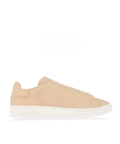 Lacoste Womenss Court Zero Trainers in Natural Leather