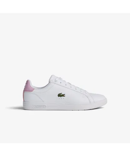 Lacoste Womenss Graduate Pro Trainers in White Leather