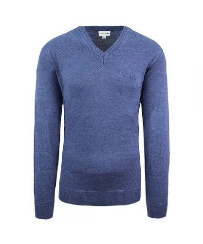 Lacoste Wool Mens Blue Sweater Wool (archived)