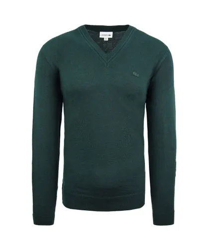 Lacoste Wool Mens Green Sweater Wool (archived)
