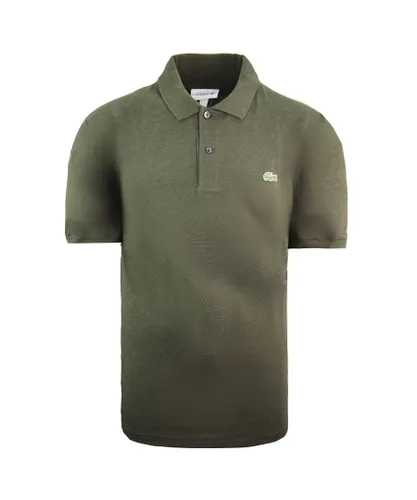 Lacoste XL Mens Green Polo Shirt Cotton