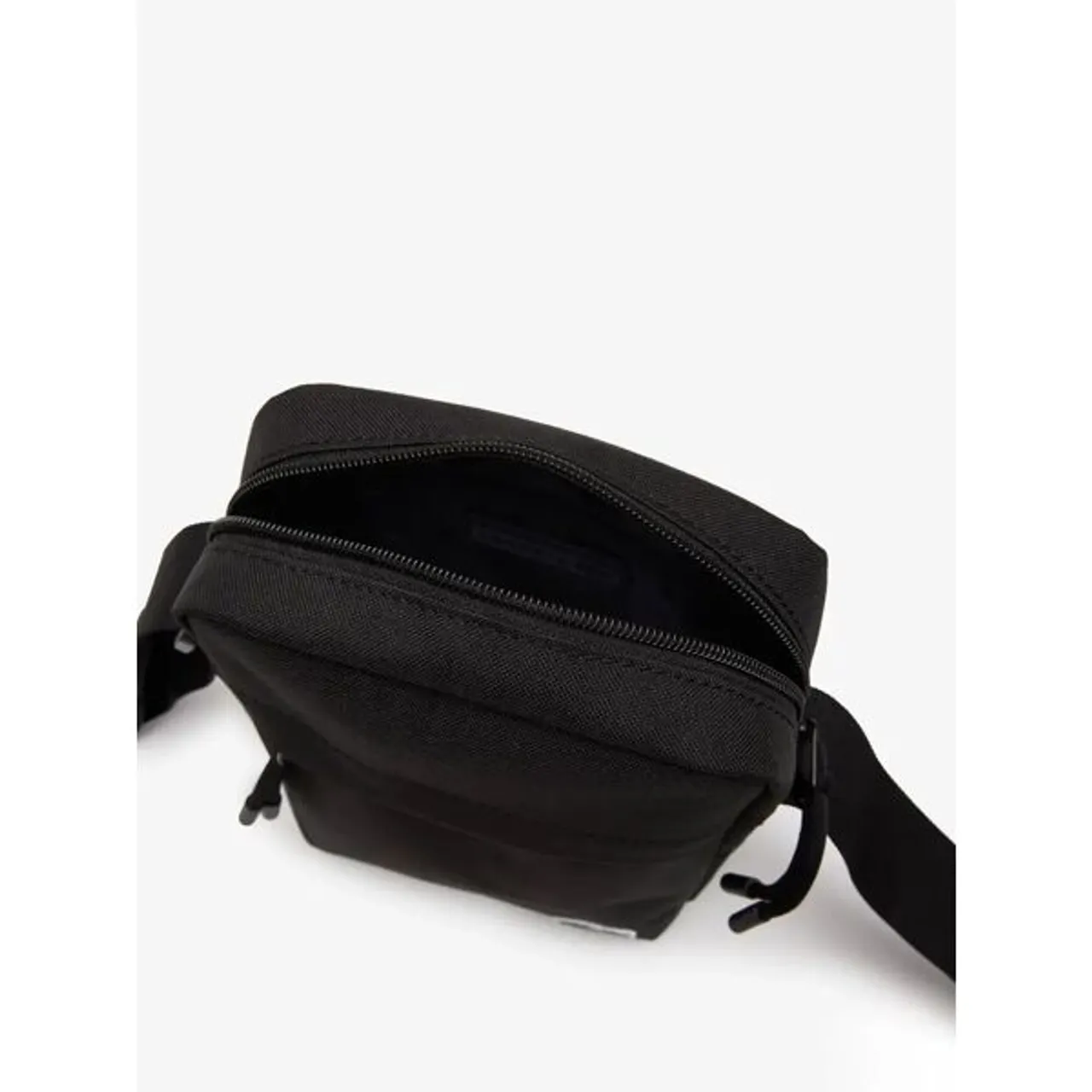 Lacoste Zip Cross Body Bag - Black - Male