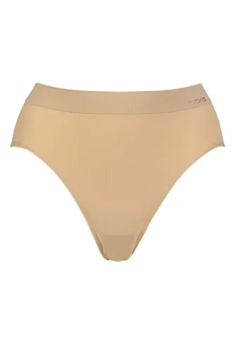 Ladies 1 Pack Ambra Bondi Bare Hi Cut Brief Underwear Rose Beige UK 10-12
