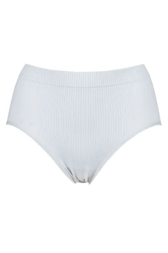 Ladies 1 Pack Ambra Organic Cotton Full Brief Underwear Cool Grey UK 8-10