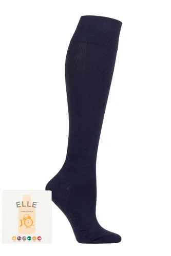 Ladies 1 Pair Elle Milk Socks with Massage Sole Navy S