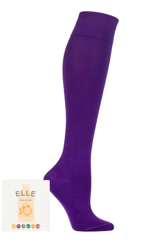 Ladies 1 Pair Elle Milk Socks with Massage Sole Purple S