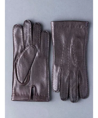 Lakeland Leather Mens Phil Gloves in Brown