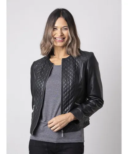 Lakeland Leather Womens Devoke Jacket in Black