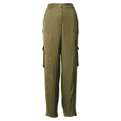 Lala Berlin , Olive Night Cargo Pants ,Green female, Sizes: