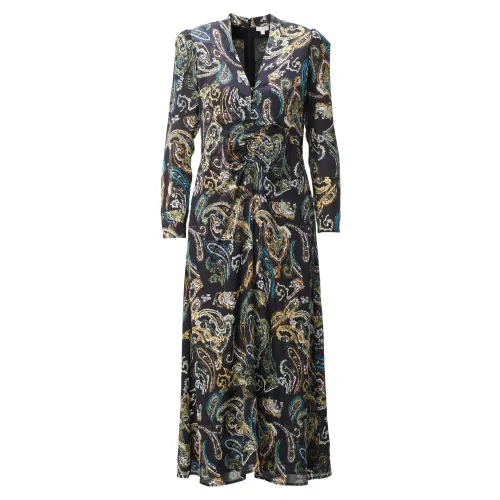 Lala Berlin , Paisley Print Long Sleeve Dress ,Multicolor female, Sizes: