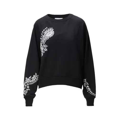 Lala Berlin , Paisley Stitching Sweatshirt ,Black female, Sizes: