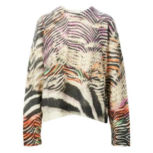 Lala Berlin , Trendy Zebra Mohair Sweater ,Multicolor female, Sizes: