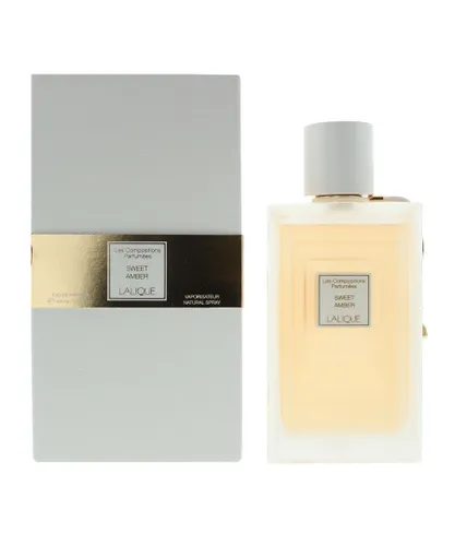 Lalique Womens Les Compositions Parfumees Sweet Amber Eau de Parfum 100ml Spray - Orange - One Size