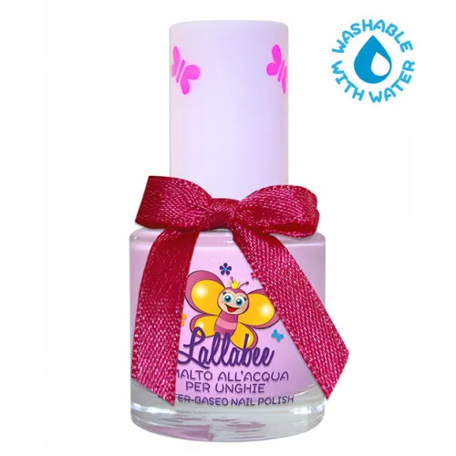 Lallabee Water-Based Nail Polish for Children Barbie Pink