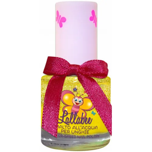 Lallabee Water-Based Nail Polish for Children Lalla Yellow