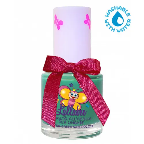 Lallabee Water-Based Nail Polish for Children Milk & Mint