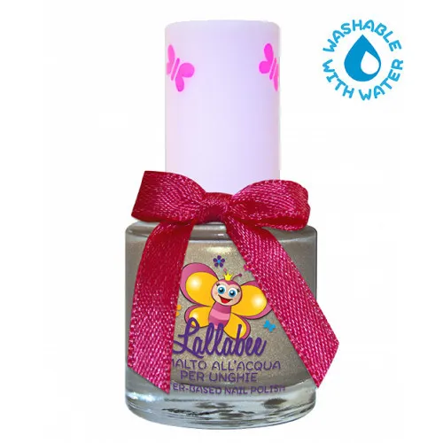 Lallabee Water-Based Nail Polish for Children Pearly Gold Comet