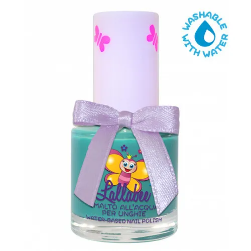 Lallabee Water-Based Nail Polish for Children Pearly Green Neverland