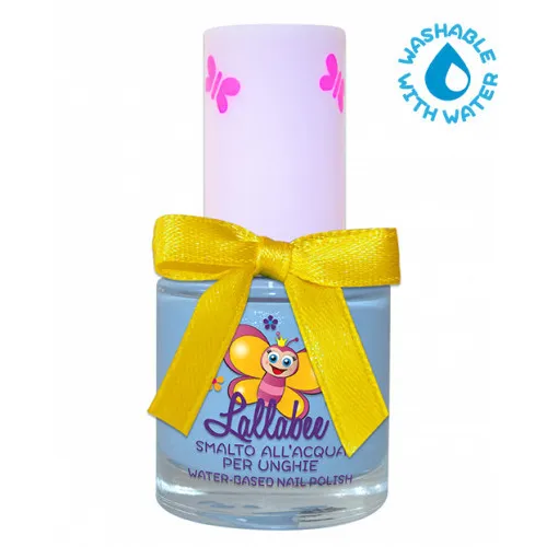 Lallabee Water-Based Nail Polish for Children Pearly Turquoise Fairy