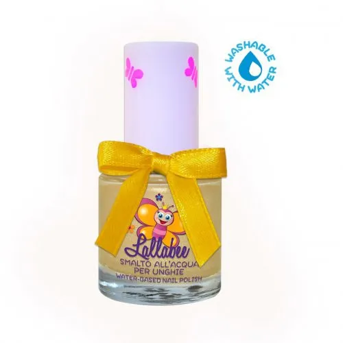 Lallabee Water-Based Nail Polish for Children Pearly Yellow