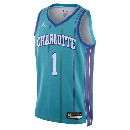 LaMelo Ball Charlotte Hornets 2023/24 Men's Nike Dri-FIT NBA Swingman Jersey - Blue - Polyester