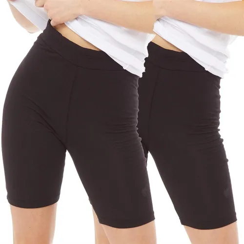 L'amore Couture Womens L'amore Stacey Two Pack Cycling Shorts Black