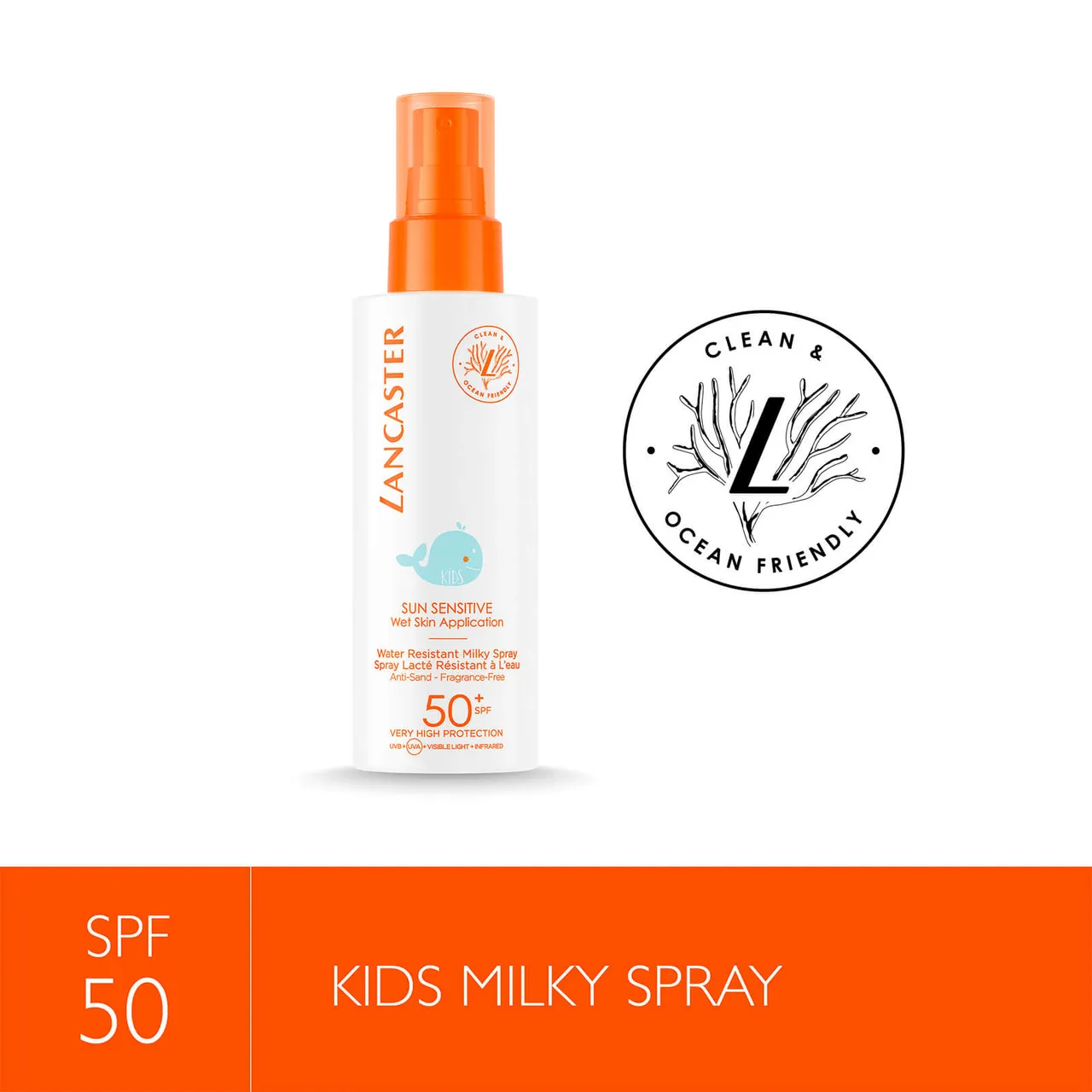 Lancaster Sun Sensitive Face and Body Sun Protection Cream For Kids SPF50 150ml