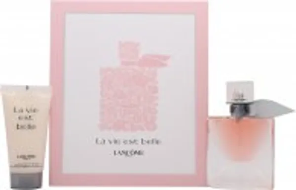 Lancome La Vie Est Belle Gift Set 30ml EDP Spray + 50ml Body Lotion