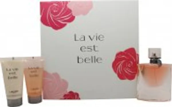 Lancome La Vie Est Belle Gift Set 50ml EDP + 50ml Shower Gel + 50ml Body Lotion