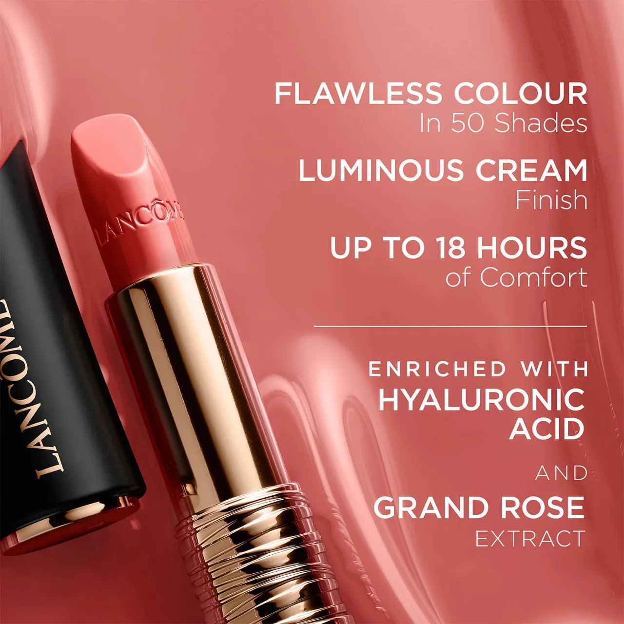 Lancôme L'Absolu Rouge Cream Lipstick 35ml (Various Shades) - 11 Rose Nature