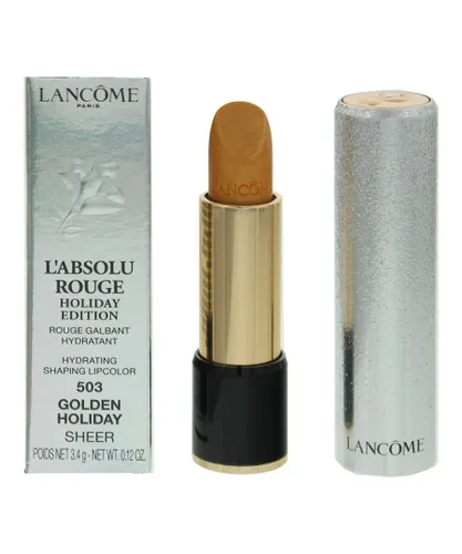 Lancome Unisex L'Absolu Rouge Holiday Edition Lipstick 3.4g 503 Golden Sheer - NA - One Size