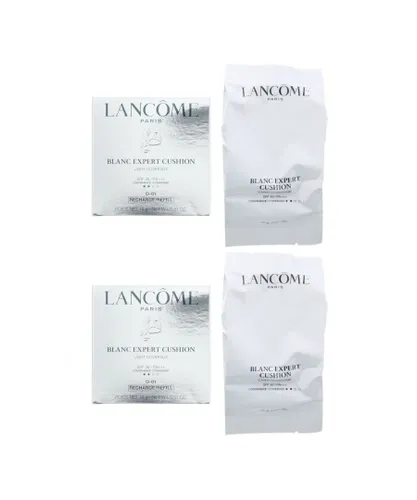 Lancome Womens Blanc Expert Cushion Light Coverage Foundation 14g Refill SPF36 O-01 x 2 - NA - One Size