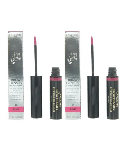 Lancome Womens Brow Densify Powder-To-Cream Eyebrow Filler + Enhancer 1.6g 16 Pink x 2 - One Size
