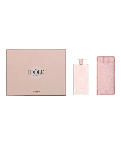 Lancome Womens Idole Eau de Parfum 50ml & Case Gift Set - Rose - One Size