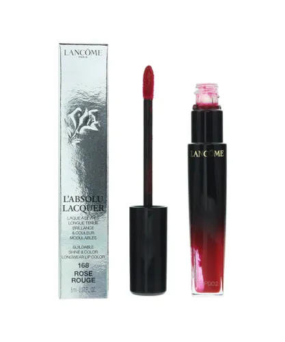 Lancome Womens L'absolu Lacquer No.168 Rose Rouge Lip Colour 8ml - One Size